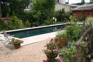 Swimming pool at Les Sequoias